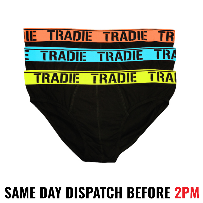 TRADIE MEN'S UNDERWEAR BF 'BIG FELLA' BRIEFS 3 PACK - Tradie Underwear -  Search By Brand