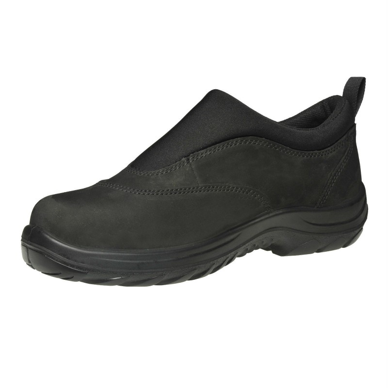 Oliver Work Boots 34610. Steel Toe Safety. Black Slip-On Sports Shoe ...
