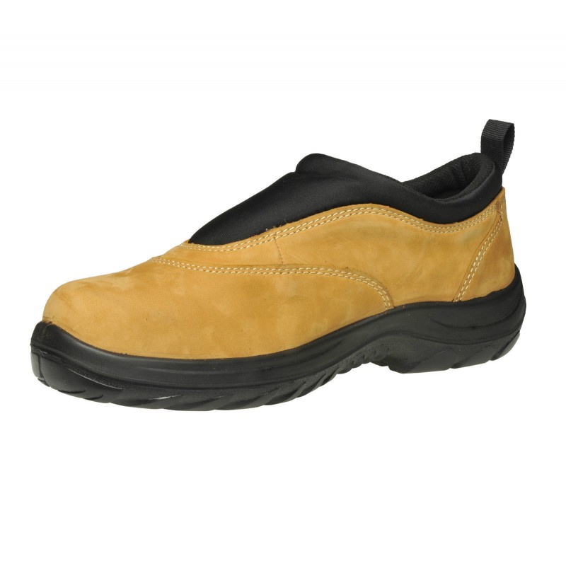Oliver Work Boots, 34615, Steel Toe Safety, Wheat Slip-On Sports Shoe