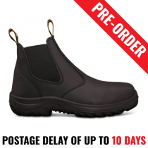 Oliver Work Boots 34620. Steel Toe Safety. Black Elastic Side - Pre Order