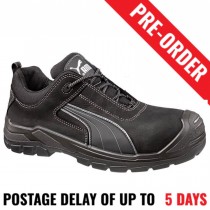 Puma Cascade 640427. Premium Leather, Light Composite Toe Cap Safety Work Boots, Black - Pre Order