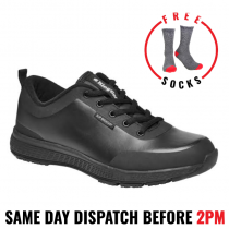 KingGee "K22245 BLACK SUPERLITE" Men's Non Safety Work Shoes Lightweight