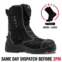 KingGee "K28006" Black Bennu Pro Rigger Safety Work Boot (Updated from K27174)