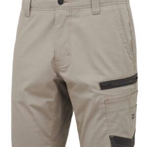 Hard Yakka Y05160 RAPTOR ACTIVE Work Shorts. Reinforced Stretch Fabric. Slim Fit - Desert, 82R