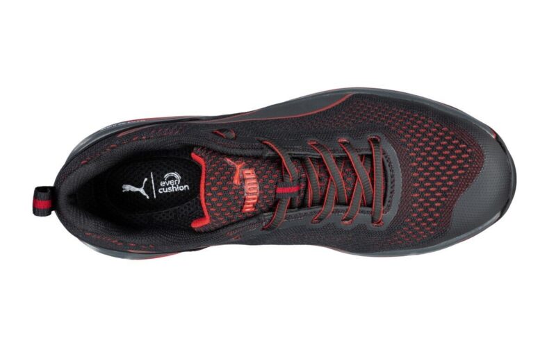 Puma SPEED RED/BLACK 644497 - Light Weight Safety Work Jogger / Shoes