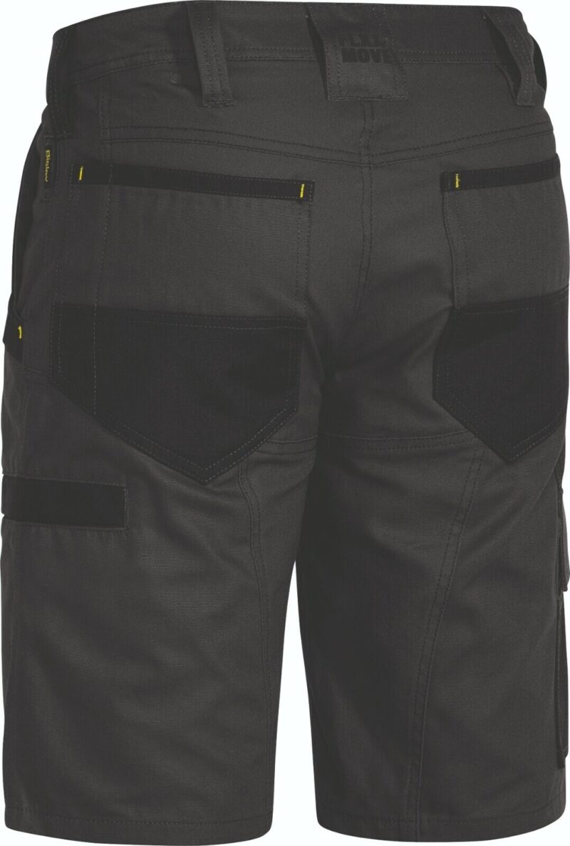 Bisley BSHC1130 - FLEX & MOVE - Men's Stretch Work Shorts FITTED MODERN COMFORT